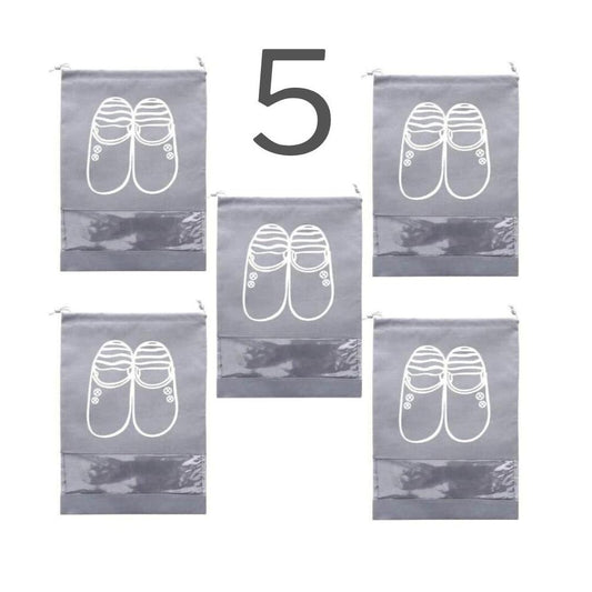 Travel Shoes Storage Bags, Pack Of 5