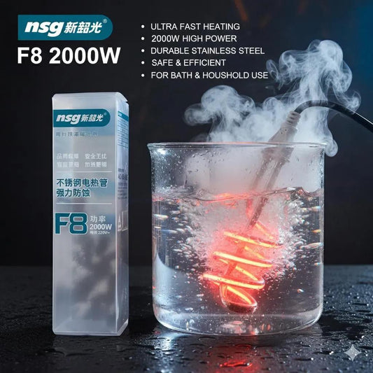 Fast Water Immersion Rod Heater for Bathing - 2000W